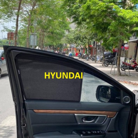 [ Hãng HYUNDAI ] Rèm che nắng cách nhiệt cho ô tô tự động hít cửa bằng nam châm ( Loại 1 Công ty Shiba Việt Nam )